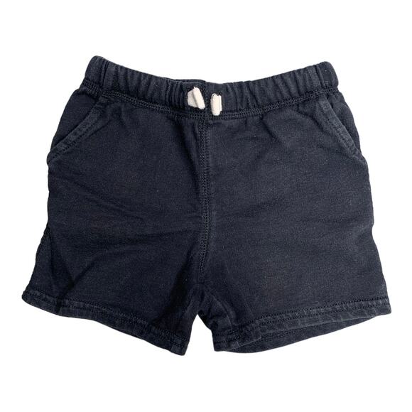 Carter's black 100% cotton terry cloth sweat shorts 18 months - Picture 1 of 5